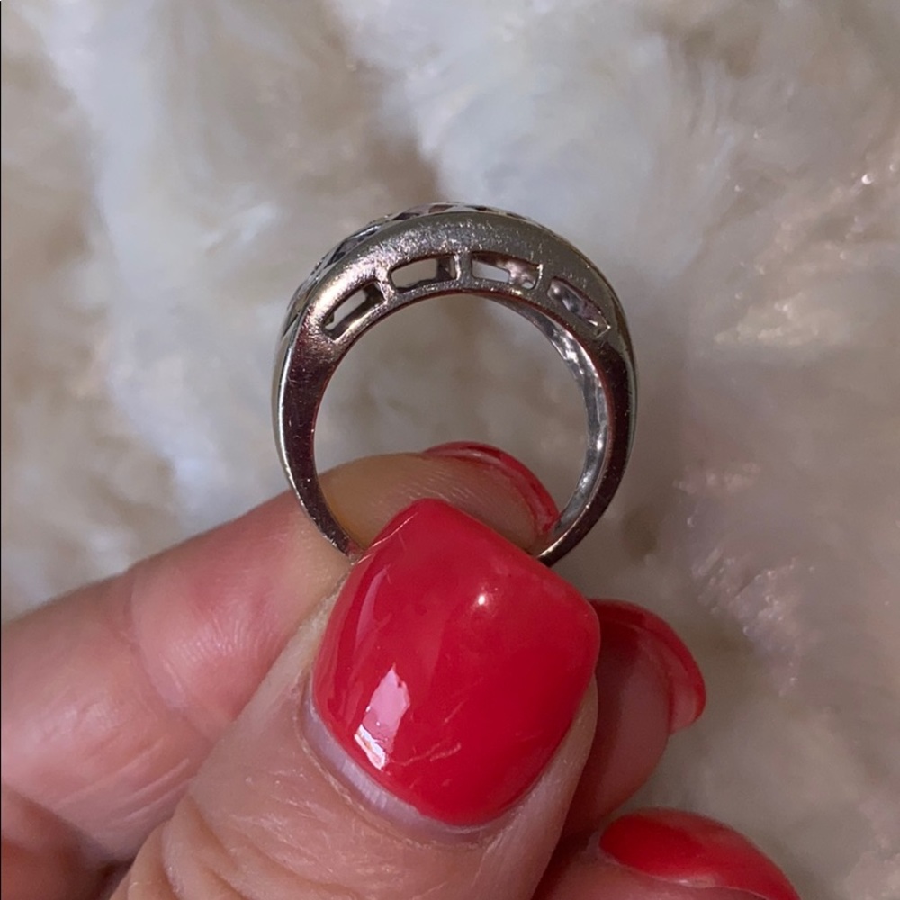 Multi Colored Lab Made Diamond Ring - image 6